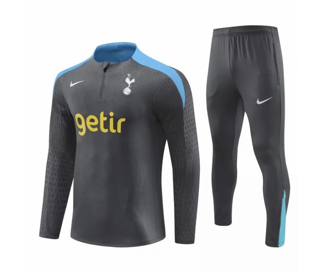 24-25 Tottenham Hotspur Mens Grey Training Technical Tracksuit
