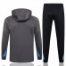 24-25 Tottenham Hotspur Mens Grey Training Hooded Technical Tracksuit