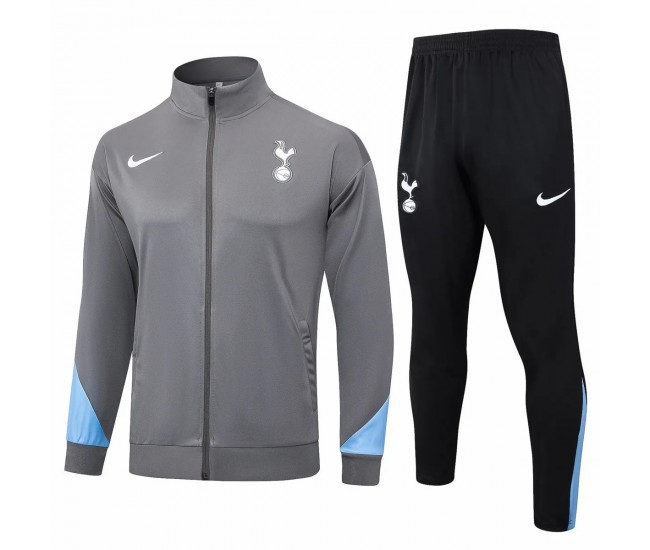 24-25 Tottenham Hotspur Mens Grey Training Presentation Tracksuit