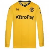 23-24 Wolverhampton Wanderers Men's Long Sleeve Home Jersey