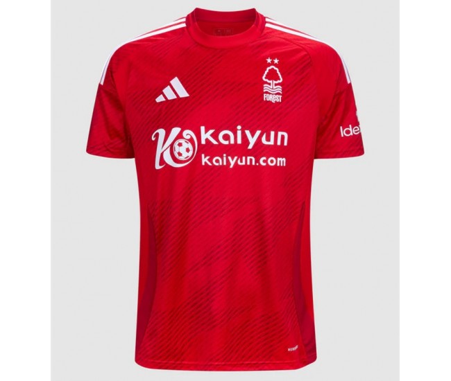 24-25 Nottingham Forest Mens Home Soccer Jersey 