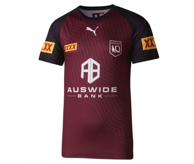 QLD Maroons State of Origin Mens Training Rugby Jersey 2023