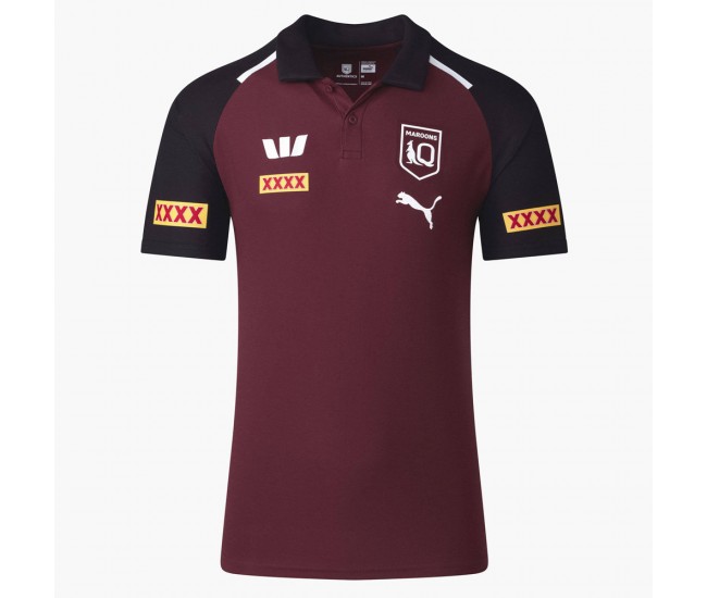 QLD Maroons State of Origin Mens Team Rugby Polo 2024
