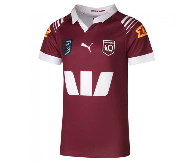 QLD Maroons State of Origin Mens Home Rugby Jersey 2024