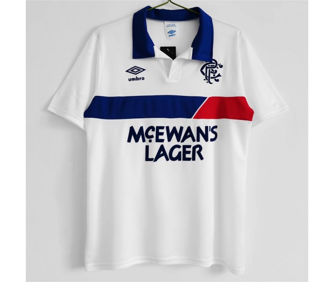 1986-1987 Rangers FC Away Retro Jersey 
