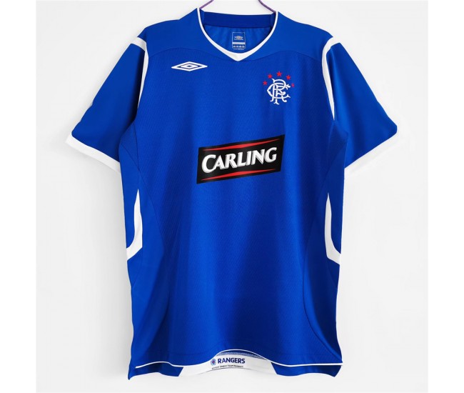 2008-2009 Rangers FC Home Retro Jersey 