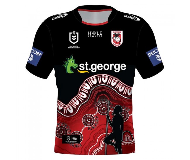 St George Illawarra Dragons Mens Indigenous Rugby Jersey 2023