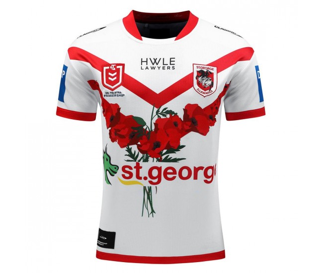 St George Illawarra Dragons Mens Commemorative Rugby Jersey 2024