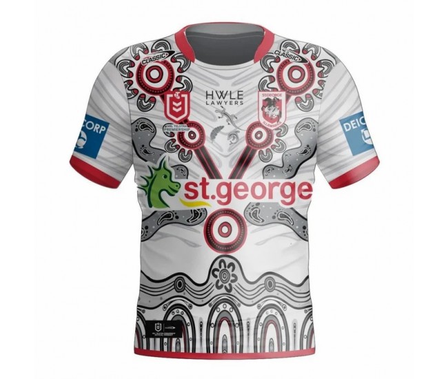 St George Illawarra Dragons Mens Indigenous Rugby Jersey 2024