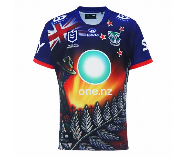 New Zealand Warriors Mens Anzac Rugby Jersey 2024