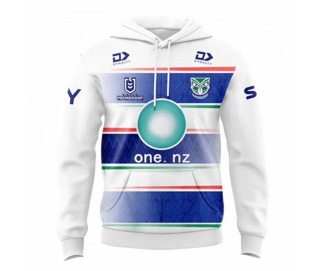 New Zealand Warriors Mens Away Rugby Hoodie 2024
