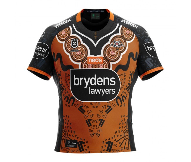 Wests Tigers Mens Indigenous Rugby Jersey 2021