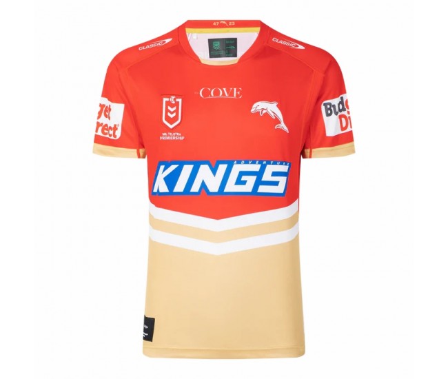 Dolphins Men's Home Rugby Jersey 2023