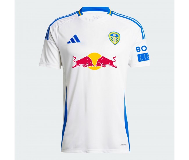 24-25 Leeds United Men's Home Soccer Jersey
