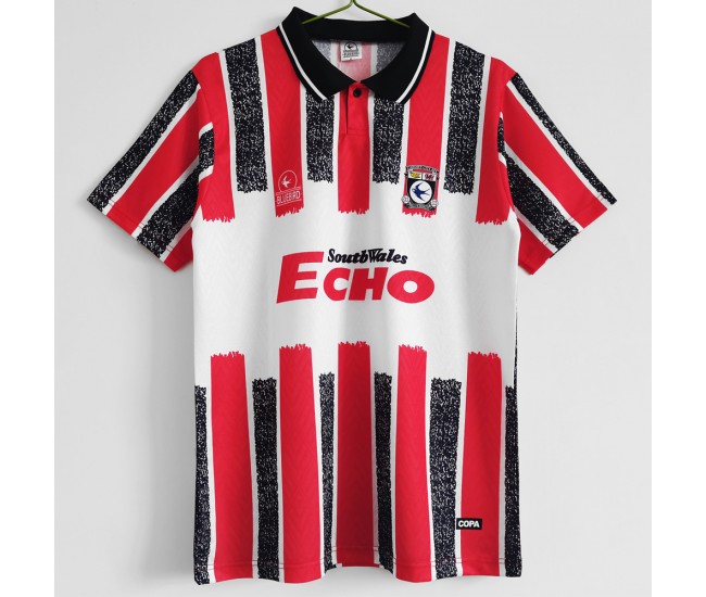 1994-1996 Cardiff City Away Retro Jersey 