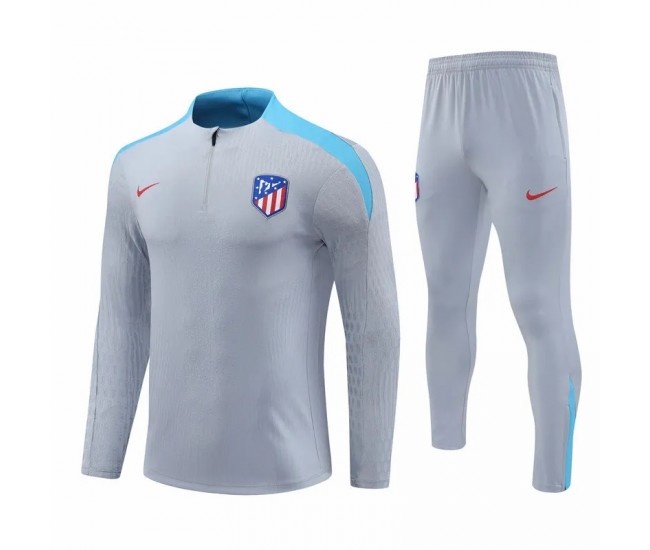 24-25 Atlético de Madrid Grey Mens Training Technical Tracksuit