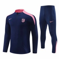 24-25 Atlético de Madrid Mens Navy Training Technical Tracksuit