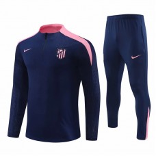 24-25 Atlético de Madrid Mens Navy Training Technical Tracksuit