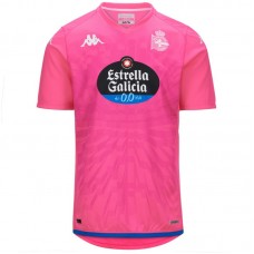 Deportivo La Coruña Mens Pink Goalkeeper Jersey 23-24