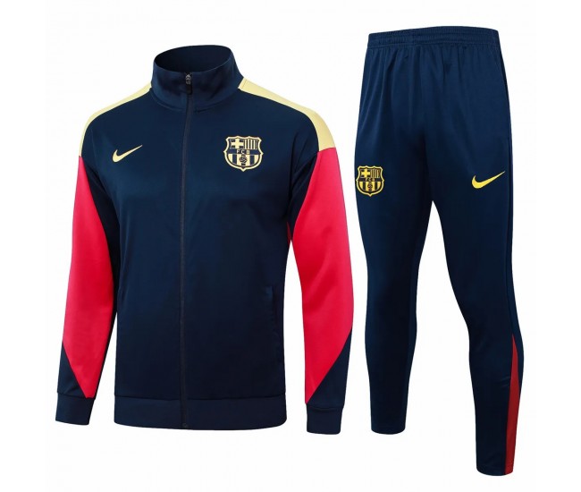 24-25 FC Barcelona Mens Navy Training Presentation Tracksuit