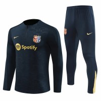 24-25 FC Barcelona Mens Navy Training Technical Tracksuit