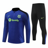 24-25 FC Barcelona Mens Royal Blue Training Technical Tracksuit
