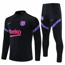 2021 FC Barcelona Training Technical Soccer Tracksuit Black