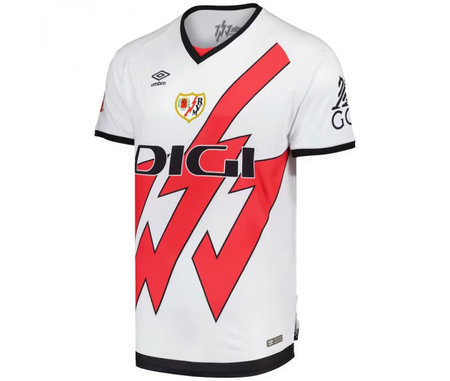 24-25 Rayo Vallecano Mens Home Soccer Jersey
