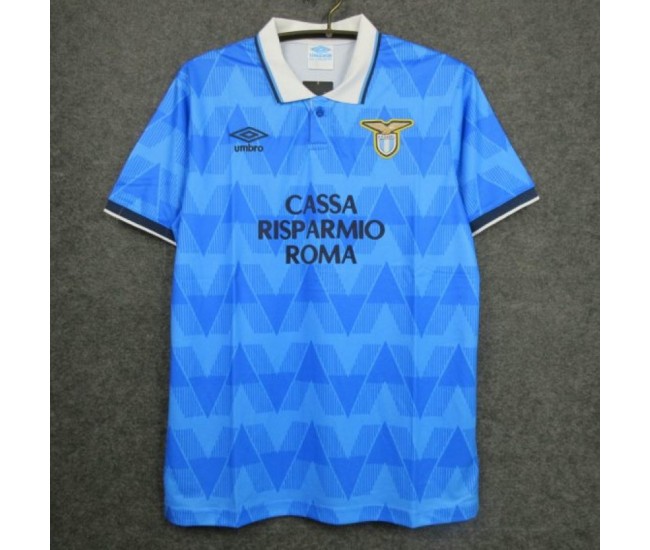 1989-1990 SS Lazio Home Retro Jersey 