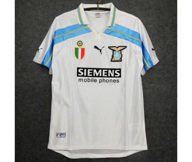 2000-2001 SS Lazio Centenary Retro Jersey 