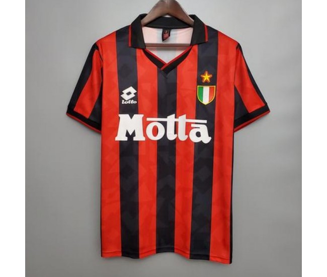 1993-1994 AC Milan Home Retro Jersey 