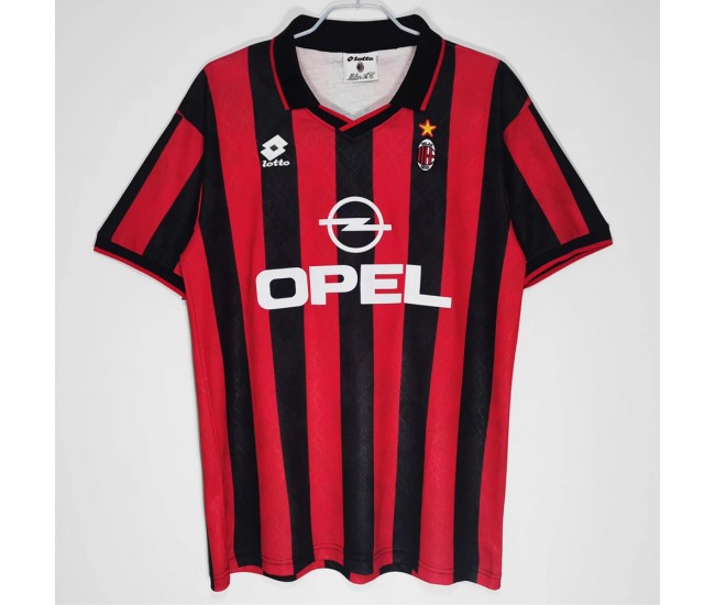 1995-1996 AC Milan Home Retro Jersey 