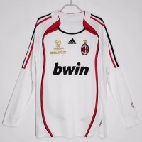 2006-2007 AC Milan Long Sleeve Away Retro Jersey 