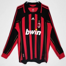  2006-2007 AC Milan Long Sleeve Home Retro Jersey