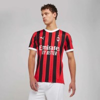 24-25 AC Milan Mens Home Authentic Soccer Jersey 