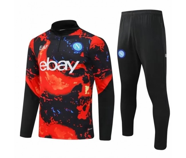 24-25 SSC Napoli Mens EA7 Training Technical Tracksuit