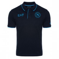 23-24 SSC Napoli Mens Navy Blue Representation Polo Shirt