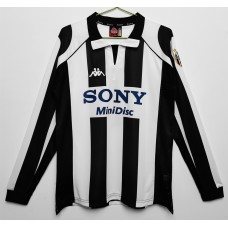 1997-1998 Juventus Long Sleeve Home Retro Jersey 