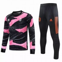 Juventus Football Technical Training Black Pink Tracksuit 2021