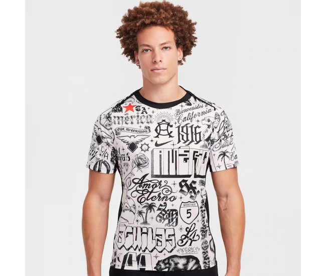 25-26 Club America Mens Pre Match Soccer Jersey