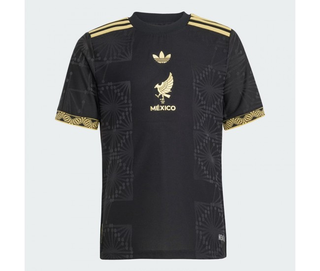 25-26 Mexico Mens Gold Soccer Jersey 