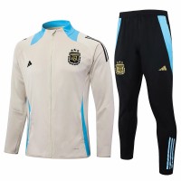 24-25 Argentina Mens Beige Training Presentation Tracksuit