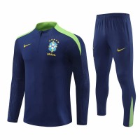 23-24 Brazil National Team Mens Navy Training Technical Tracksuit