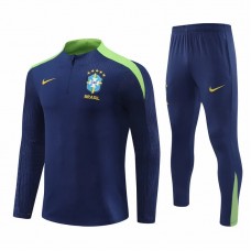 23-24 Brazil National Team Mens Navy Training Technical Tracksuit