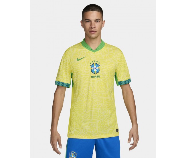24-25 Brazil Mens Home Authentic Jersey