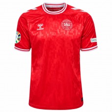 Euro 2024 Denmark Mens Home Jersey