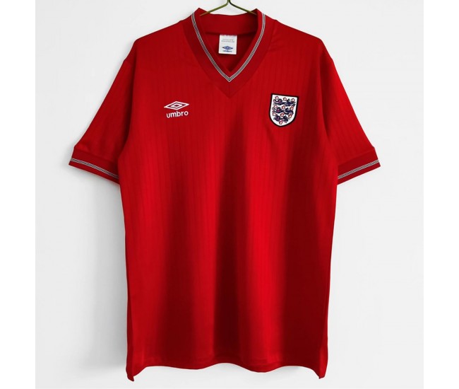 1984-1987 England Away Retro Jersey 
