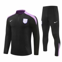 24-25 England Mens Black Training Technical Tracksuit