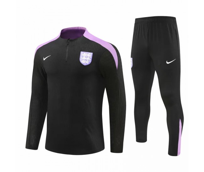 24-25 England Mens Black Training Technical Tracksuit