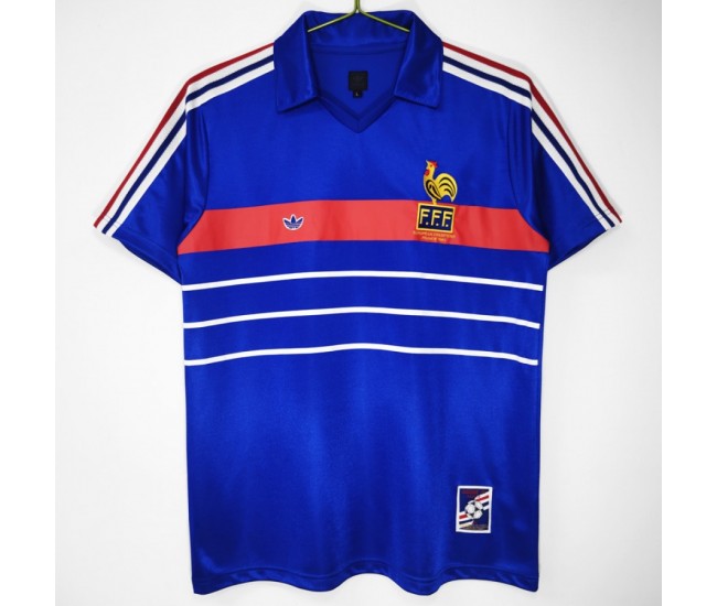  1984-1986 France Home Retro Jersey